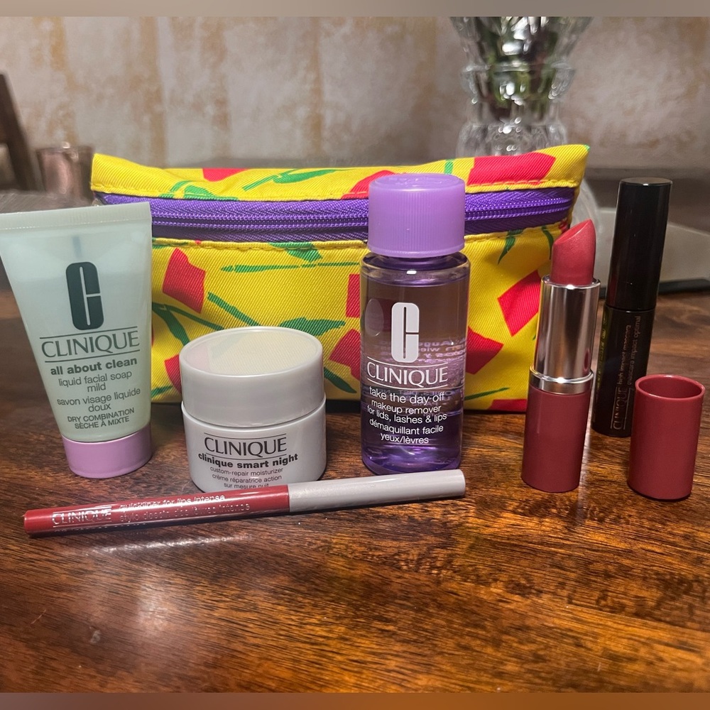 clinique skincare bags